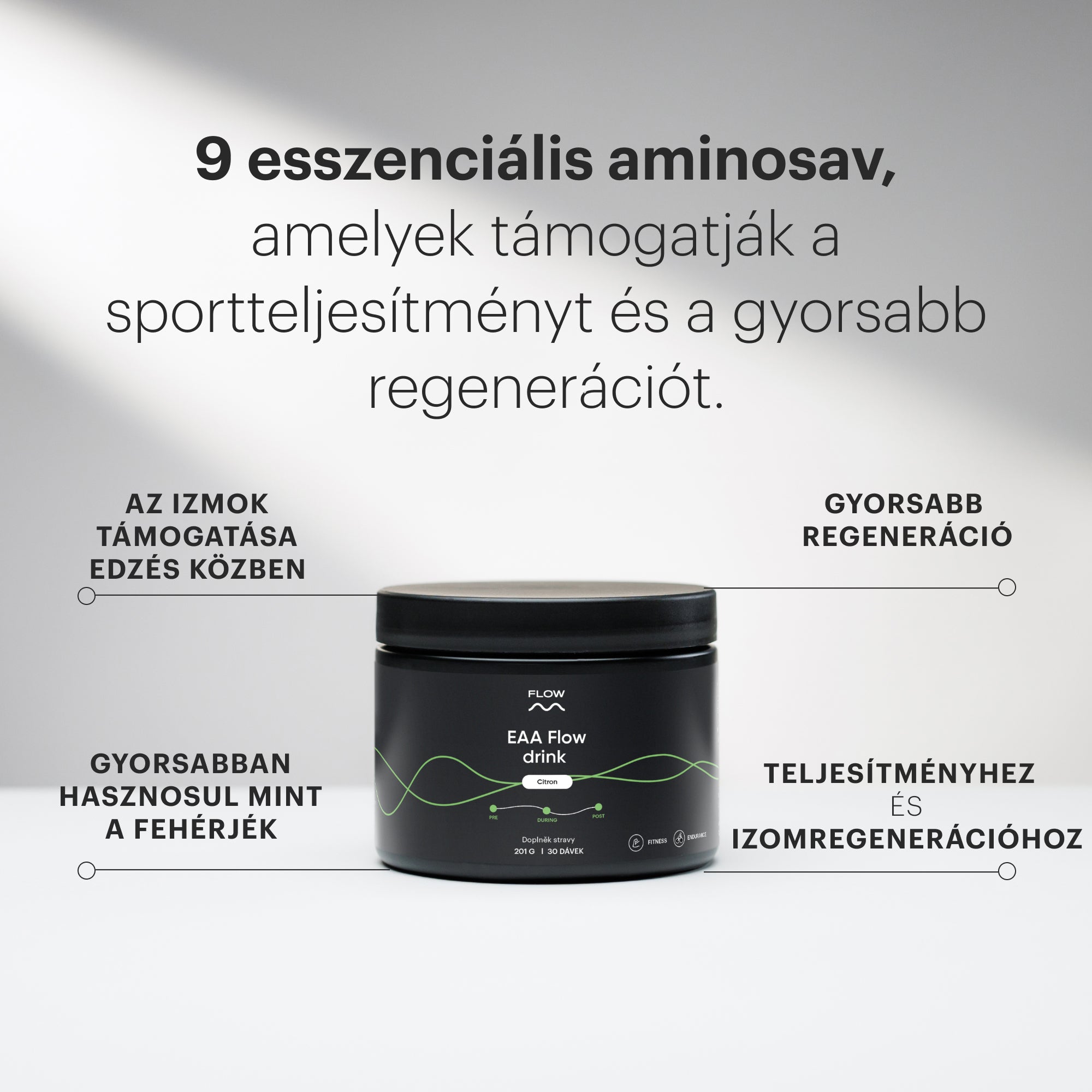 EAA Flow drink 2.0 - Natúr citrom