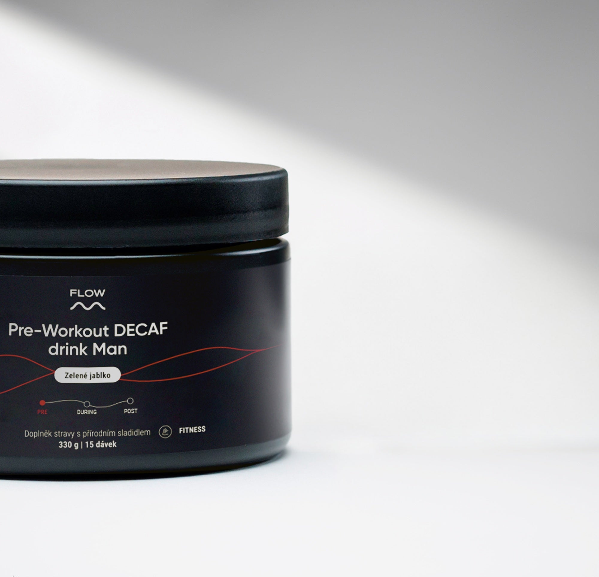 Pre-Workout DECAF drink Man - Zöld alma