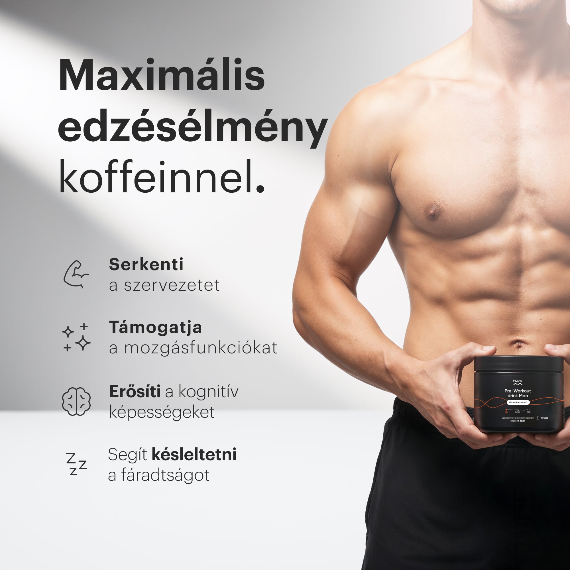 Pre-Workout drink Man - Vörös narancs