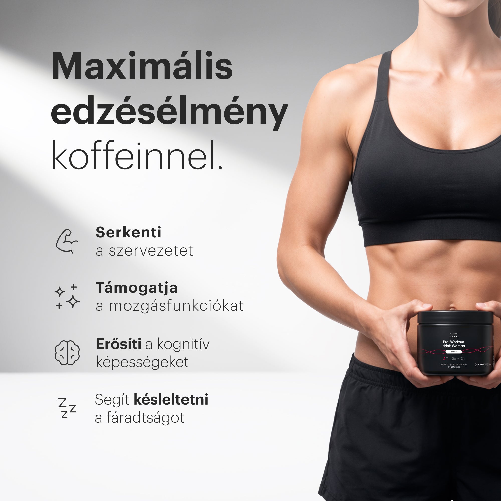 Pre-Workout Drink Woman - Narancs